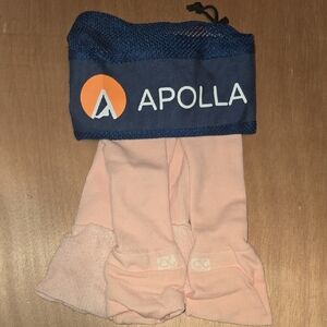 Apolla Pink Compression Leg Warmers with Mesh Bag